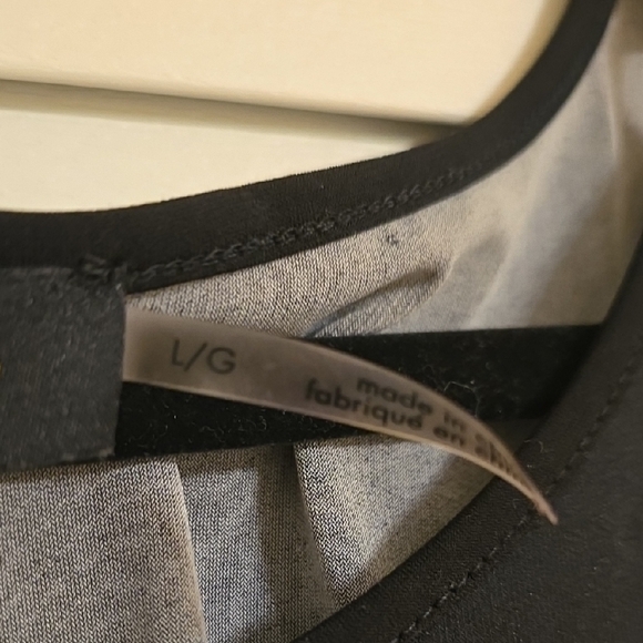 Ivanka Trump Black and Pink Cold Shoulder Long Sleve Sheath Dress Scoop Neck Lar - Picture 3 of 16